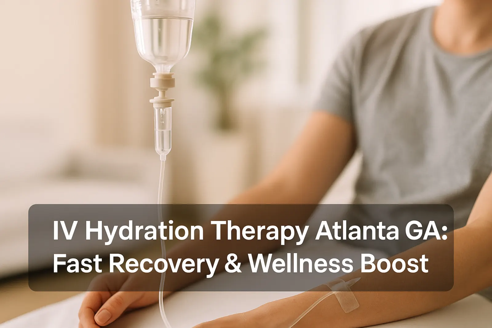 IV Hydration Therapy Atlanta GA: Fast Recovery & Wellness Boost