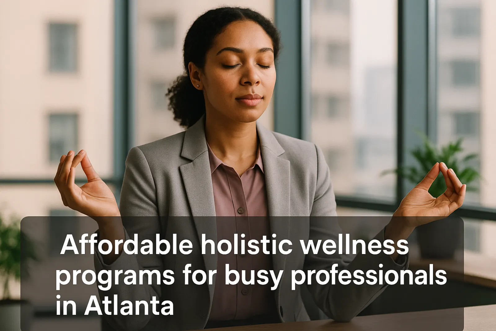 Affordable holistic wellness programs for busy professionals in Atlanta