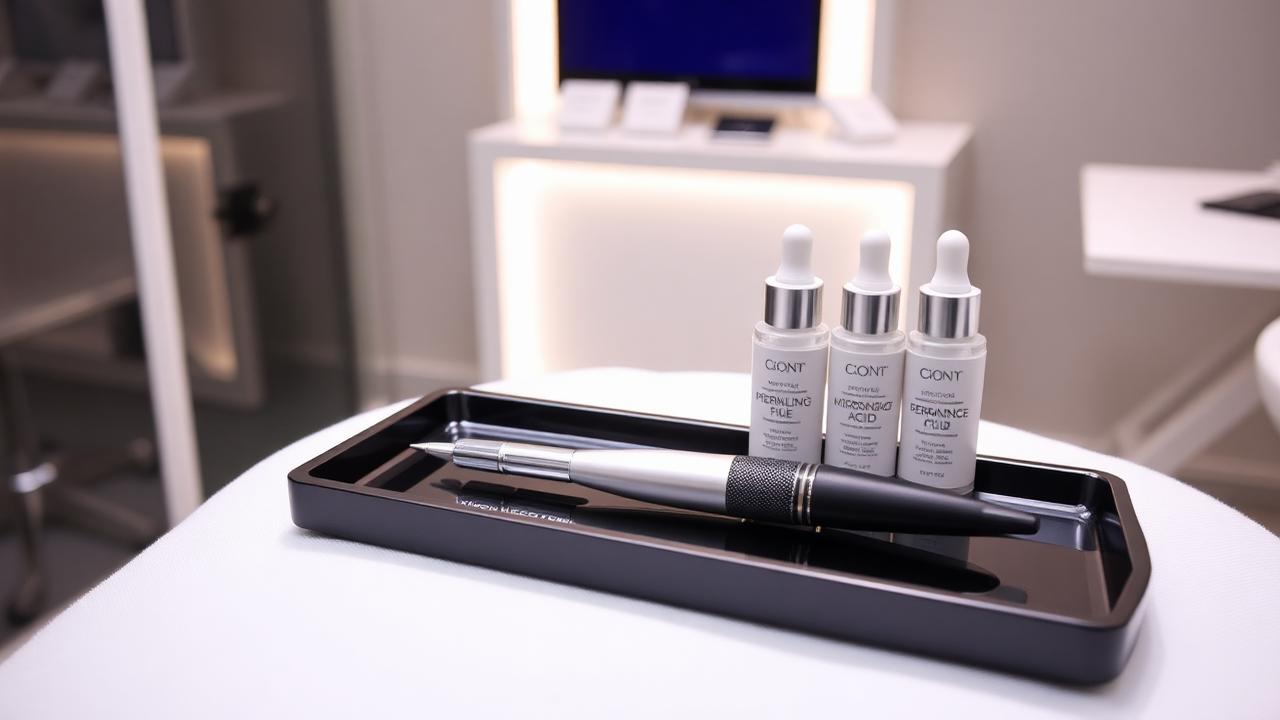 Microneedling with hyaluronic acid treatment at Revive Atlanta MD