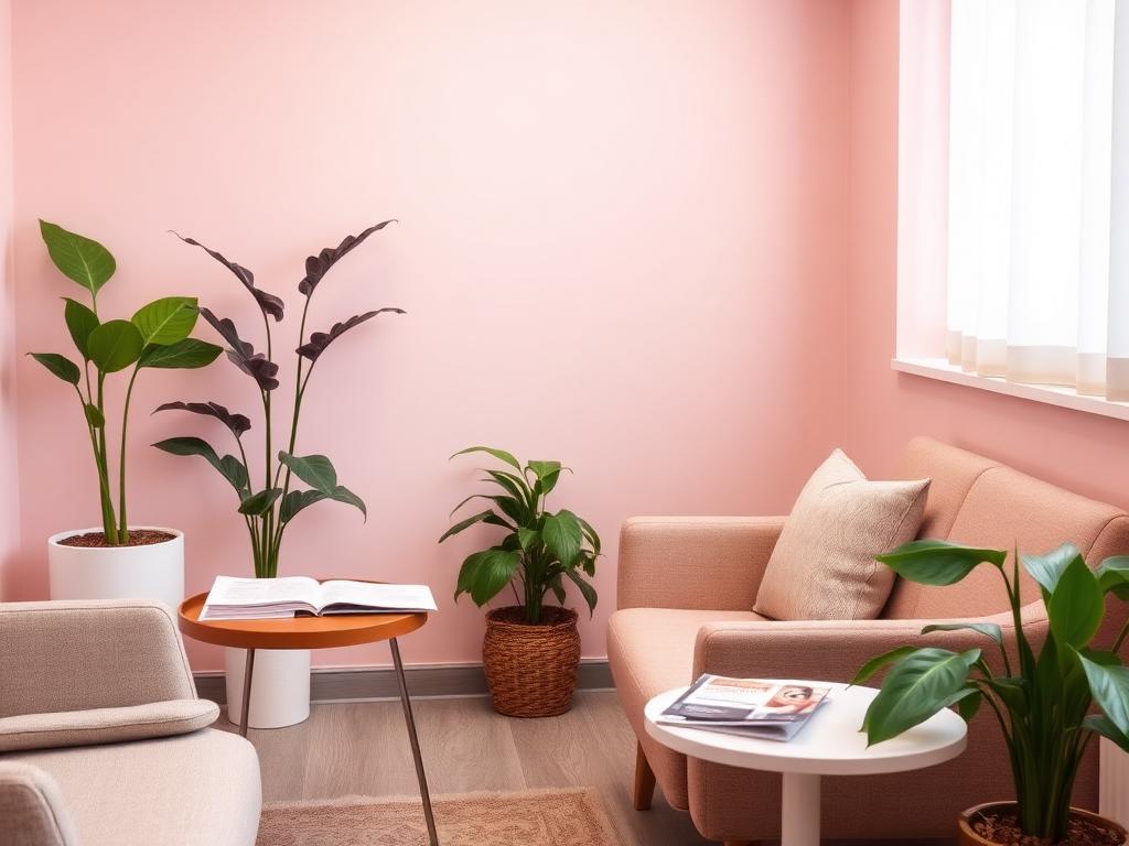 Comfortable women's health consultation space at Atlanta clinic